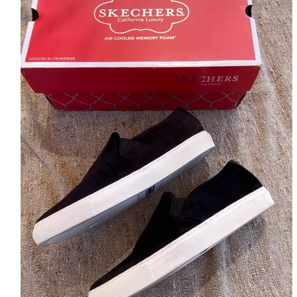 SKECHERS SlipOn Sneakers Velveteen - Picture 10 of 11
